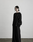 DOINDULGE Tailored Wide-Leg Trousers