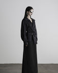DOINDULGE Asymmetric Twisted Shirt with Sculptural Silhouette
