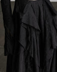 DOINDULGE Layered Asymmetric Jacquard Skirt