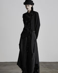 DOINDULGE Deconstructed Frayed Wool Top