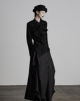 DOINDULGE Deconstructed Frayed Wool Top