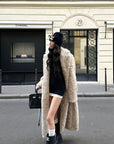 0122stepll Contrast Hem Knit Mini Skirt