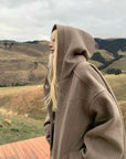 Rase Le Sol Oversized Wool Coat with Hood - PINKPARKS