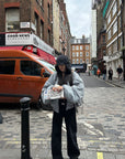 WARDEN EDGE Plaid and Solid Reversible Padded Jacket - PINKPARKS