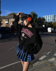 WARDEN EDGE Vintage Embroidery Oversized Sweatshirt - PINKPARKS
