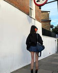 WARDEN EDGE Vintage Embroidery Oversized Sweatshirt - PINKPARKS