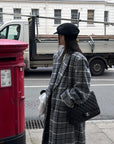 WARDEN EDGE Wool Plaid Overcoat - PINKPARKS