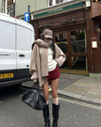 WARDEN EDGE Knitted Cardigan & Scarf Set - PINKPARKS