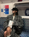 WARDEN EDGE Wool Plaid Overcoat - PINKPARKS