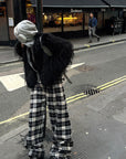 WARDEN EDGE Faux Fur Contrast-Layered Jacket - PINKPARKS