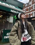 WARDEN EDGE Reversible Green Puffer Jacket - PINKPARKS