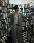 ROVENTE Structured Oversized Blazer & Tailored Pants Set - PINKPARKS