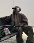 WARDEN EDGE Paratrooper Draped Wide-Leg Pants