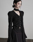 DOINDULGE Dual Layer Sculptural Bubble Hem Skirt