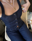 ROVENTE Sculpted Balloon Denim Trousers - PINKPARKS