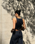 ROVENTE Sculpted Balloon Denim Trousers - PINKPARKS