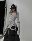 WARDEN EDGE High-Waisted Wide-Leg Cargo Pants