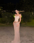 ROVENTE Lace Corset Bustier Top - PINKPARKS