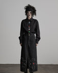 DOINDULGE Deformed Button Structured Shirt