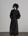 DOINDULGE Deformed Button Structured Shirt