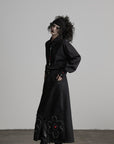DOINDULGE Deformed Button Structured Shirt