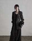 DOINDULGE Shadow Jacquard Maxi Dress