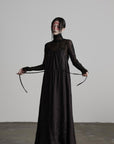 DOINDULGE Shadow Jacquard Maxi Dress