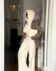 ROVENTE Wide-Leg Drawstring Sweatpants - PINKPARKS