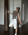 ROVENTE Minimalist White Tailored Bermudas - PINKPARKS