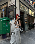 WARDEN EDGE Drawstring Casual Wide-Leg Sweatpants