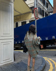 WARDEN EDGE Oversized Plaid Shirt - PINKPARKS