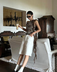 ROVENTE Minimalist White Tailored Bermudas - PINKPARKS