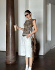 ROVENTE Minimalist White Tailored Bermudas - PINKPARKS