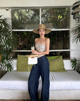 ROVENTE Embellished Strapless Knit Top - PINKPARKS