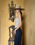 ROVENTE Embellished Strapless Knit Top - PINKPARKS