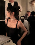 WARDEN EDGE French-Inspired Corset Puff Dress