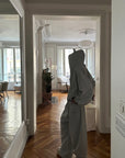 WARDEN EDGE Grey-Blue Hoodie Sweatpants Set