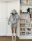 WARDEN EDGE Minimal Ribbed Jersey Set - PINKPARKS