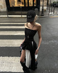 WARDEN EDGE Asymmetric Tube Dress