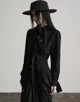 DOINDULGE Deconstructed Fray-Edge Sculpted Shirt