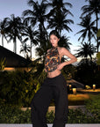 ROVENTE Inferno Wings Backless Tie Halter - PINKPARKS