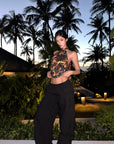 ROVENTE Inferno Wings Backless Tie Halter - PINKPARKS