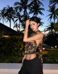 ROVENTE Inferno Wings Backless Tie Halter - PINKPARKS
