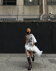 WARDEN EDGE Graphic Oversized Tee - PINKPARKS