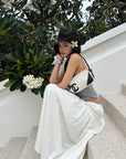 ROVENTE Gathered Cotton Maxi Skirt - PINKPARKS