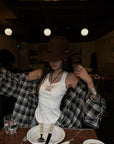 WARDEN EDGE Deconstructed Plaid Shirt - PINKPARKS