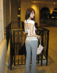 DreamyNerd Sweet Check Lace Set