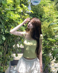 DreamyNerd Eyelet Bubble Mini Skirt - PINKPARKS