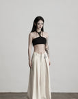 DOINDULGE Sculpted Embellished Halter Top
