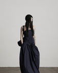 DOINDULGE Strapless Bow Maxi Dress